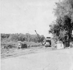 building new bridge at Babe's 1966