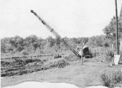 building new bridge at Babe's1966