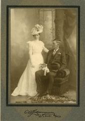 Wedding Photographs, Rhoda Hortense Bowers and William Koehler