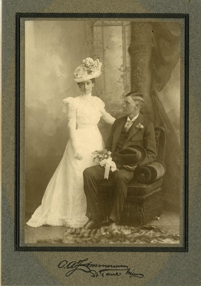 Wedding Photographs, Rhoda Hortense Bowers and William Koehler
