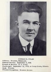 Conrad E. Folin Military photo