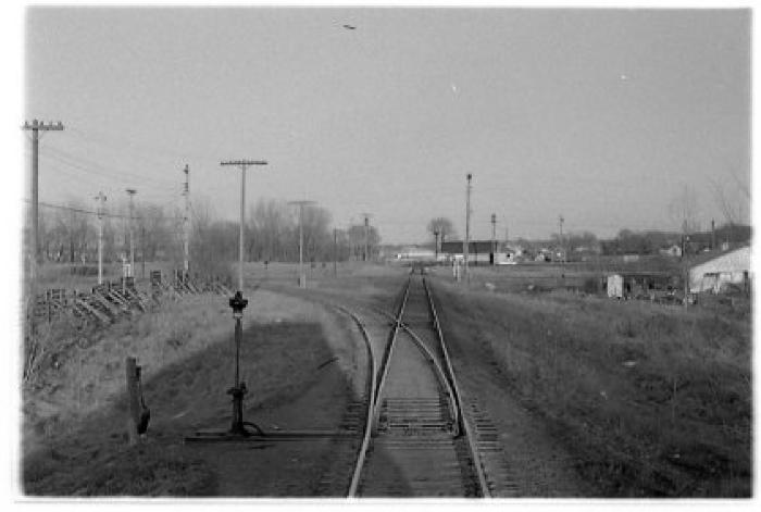 NP turn out switch, Gloster station