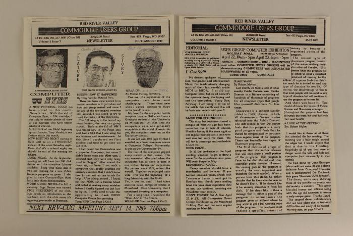 Newsletters, Red River Valley Commodore User's Group