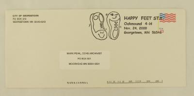 Happy Feet 4-H Club Commemorative Cancellation Envelope