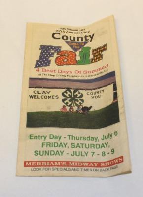 2000 Clay County Fair Premium List