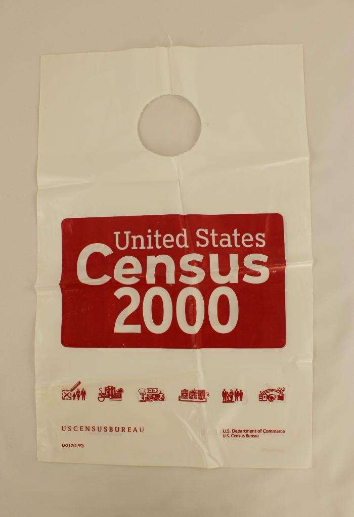 Bag, Plastic, White, U.S. Census 