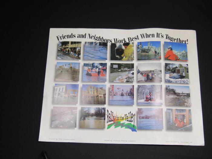 Poster, Rally in the Valley, 1997 Flood Fight Fundraiser