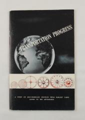 Booklet, Paper, Black, White, Red, Blue, Transportation Progess