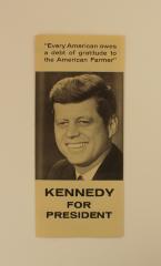 Flier, Political, Kennedy, Agriculture