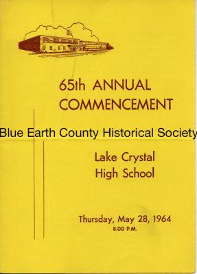 Lake Crystal HS 1964 Commencement