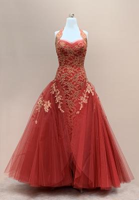 Patty Andrew's Red Evening Gown
