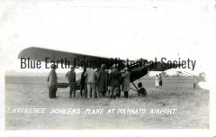 Lawrence Sholers Plane at Mankato Airport