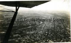 Aerial View of Mankato from Plane 1928