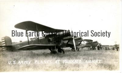 U. S. Army Planes at Mankato Airport 1928