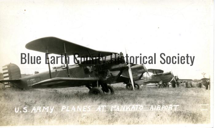 U. S. Army Planes at Mankato Airport 1928
