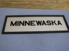 Minnewaska Sign