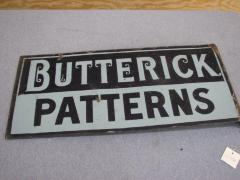 Butterick Patterns sign