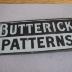 Butterick Patterns sign