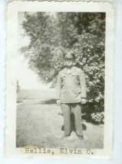 Elvin Oscar Hellie Military photo