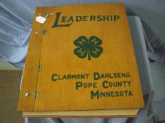 Clarmont Dahlseng 4-H Scrapbook