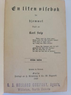 Seips Visebok For Hiemet