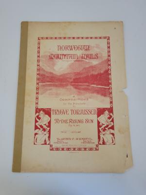 Sheet music, "Norwegian Mountain Idyls"