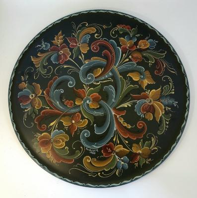 Rosmaled Plate