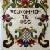 Cross Stitched Wall Hanging