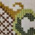 Cross Stitched Wall Hanging