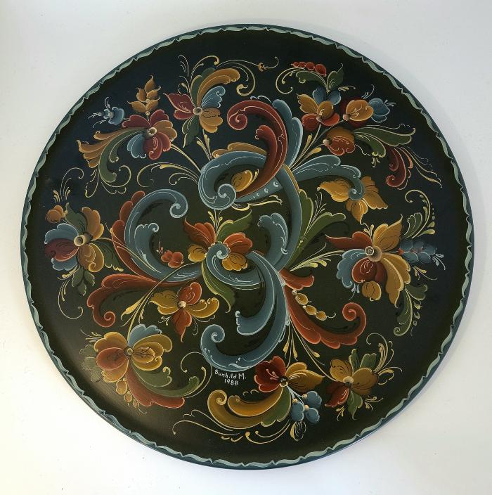 Rosmaled Plate