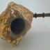 Handmade smoking pipe, with pumice bowl