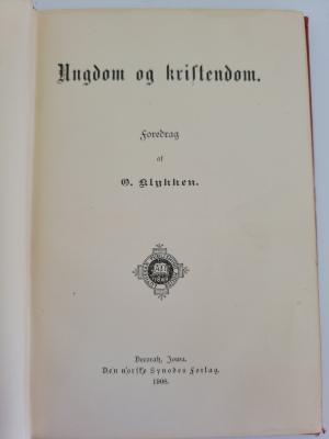 Angdom og Kristendom (Youth and Christianity)