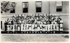 1933 Pope County Rural School 8th Grade Graduation Photo.