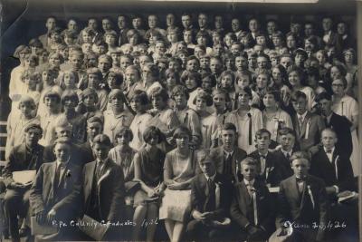 1926 Pope County Rural School 8th Grade Graduation Photo.