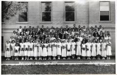 1934 Pope County Rural School 8th Grade Graduation Photo.