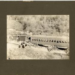 Great Northern Railroad train wreck
