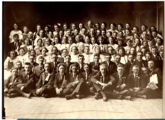 1923 Pope County Rural School 8th Grade Graduation Photo.