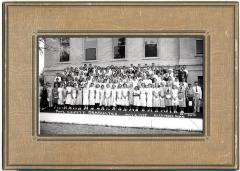 1937 Pope County Rural School 8th Grade Graduation Photo.
