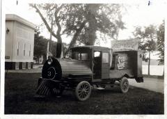 Soo Line entry in 1925 Fourth of July Parade in Glenwood