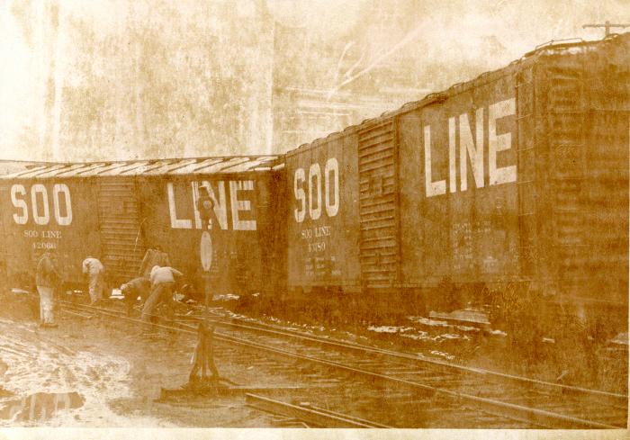 Soo Line derailment November 1970.