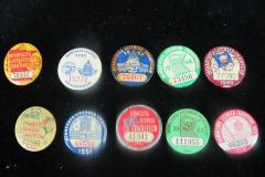 10 Minnesota Licensed Chauffeur Plastic Buttons