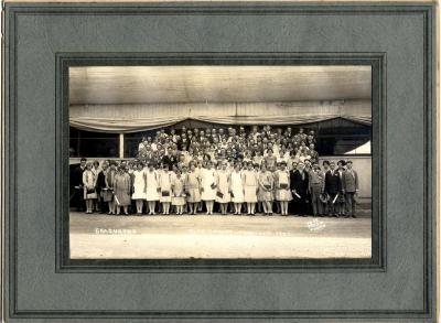 1927 Pope County Rural School 8th Grade Graduation Photo.