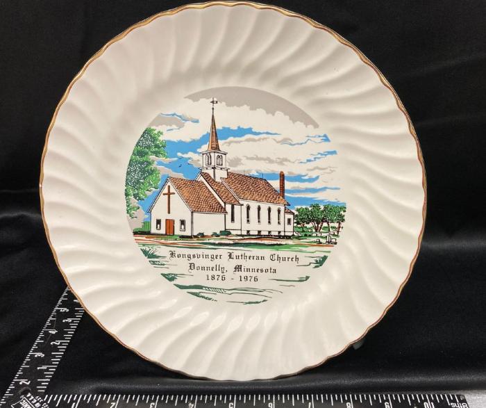 Kongsvinger Lutheran Church - Anniversary Plate
