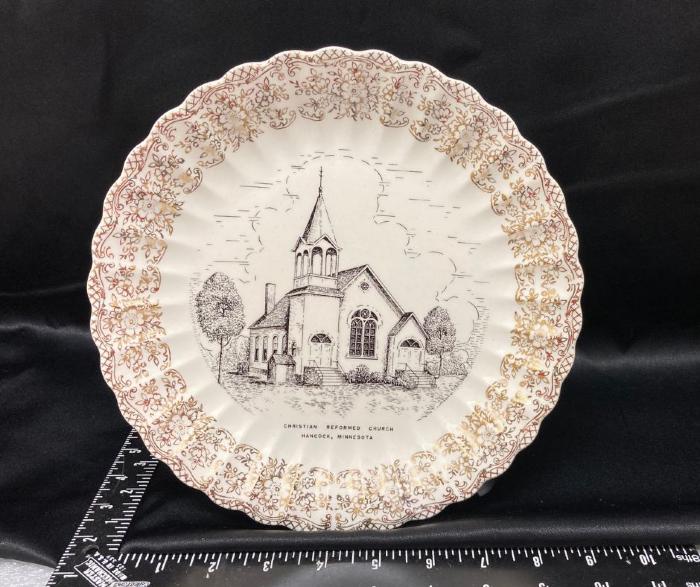 Hancock Christian Reformed Church 40th Anniversary Plate