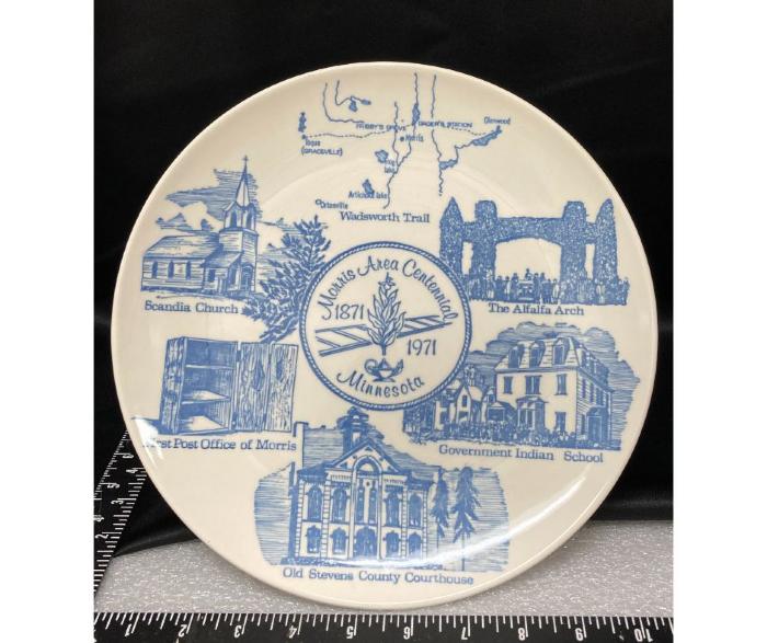 Morris Area Centennial Plate