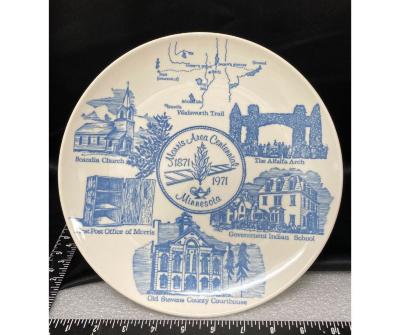 Morris Area Centennial Plate