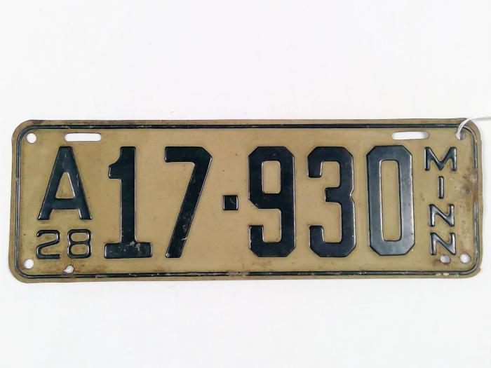 Plate, License