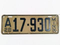 Plate, License