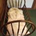 Child's Bed, Cradle, Brown wood frame
