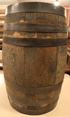 Early Village of Edina Ballot Box Barrel